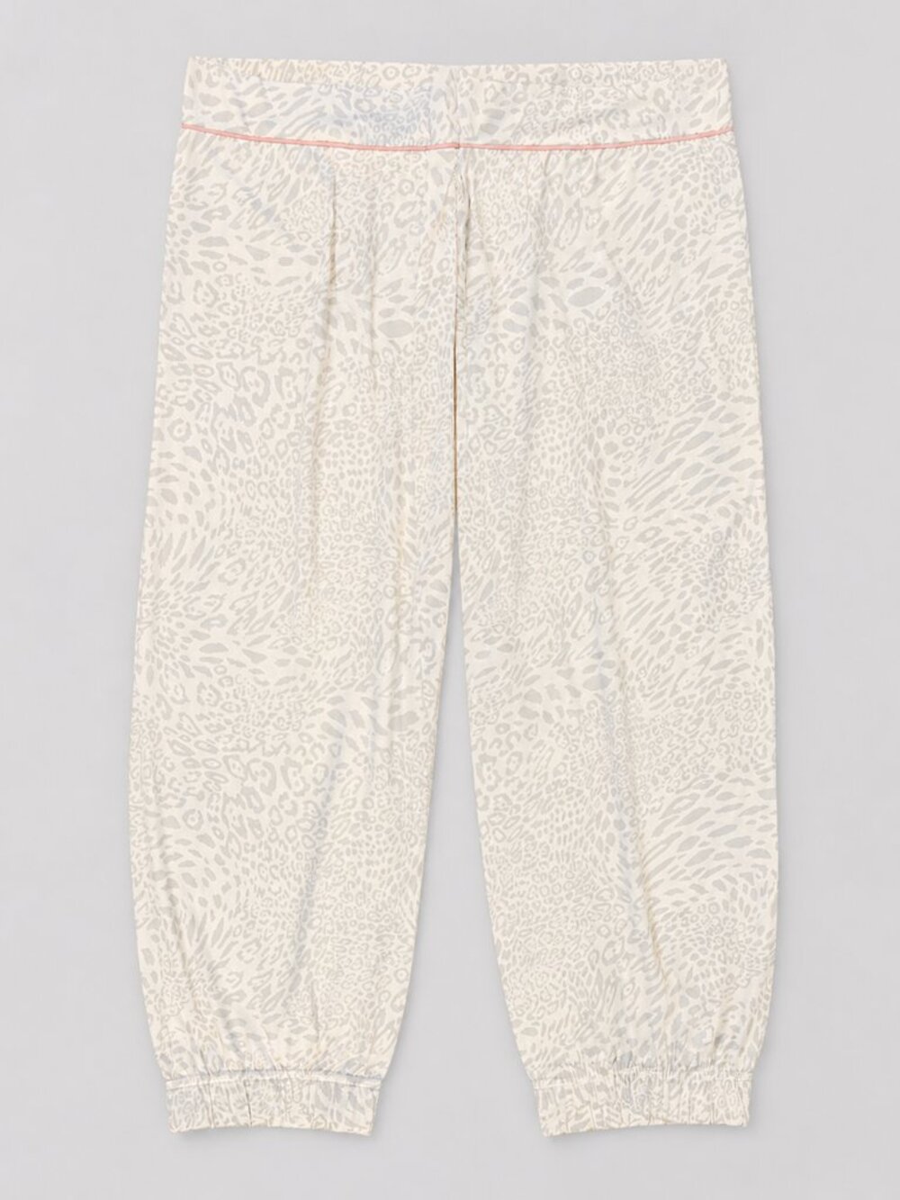 Rae Dunn Gray Abstract Animal Print 2pc Pajama Set S Button Up Jogger Sleepwear - Picture 6 of 6